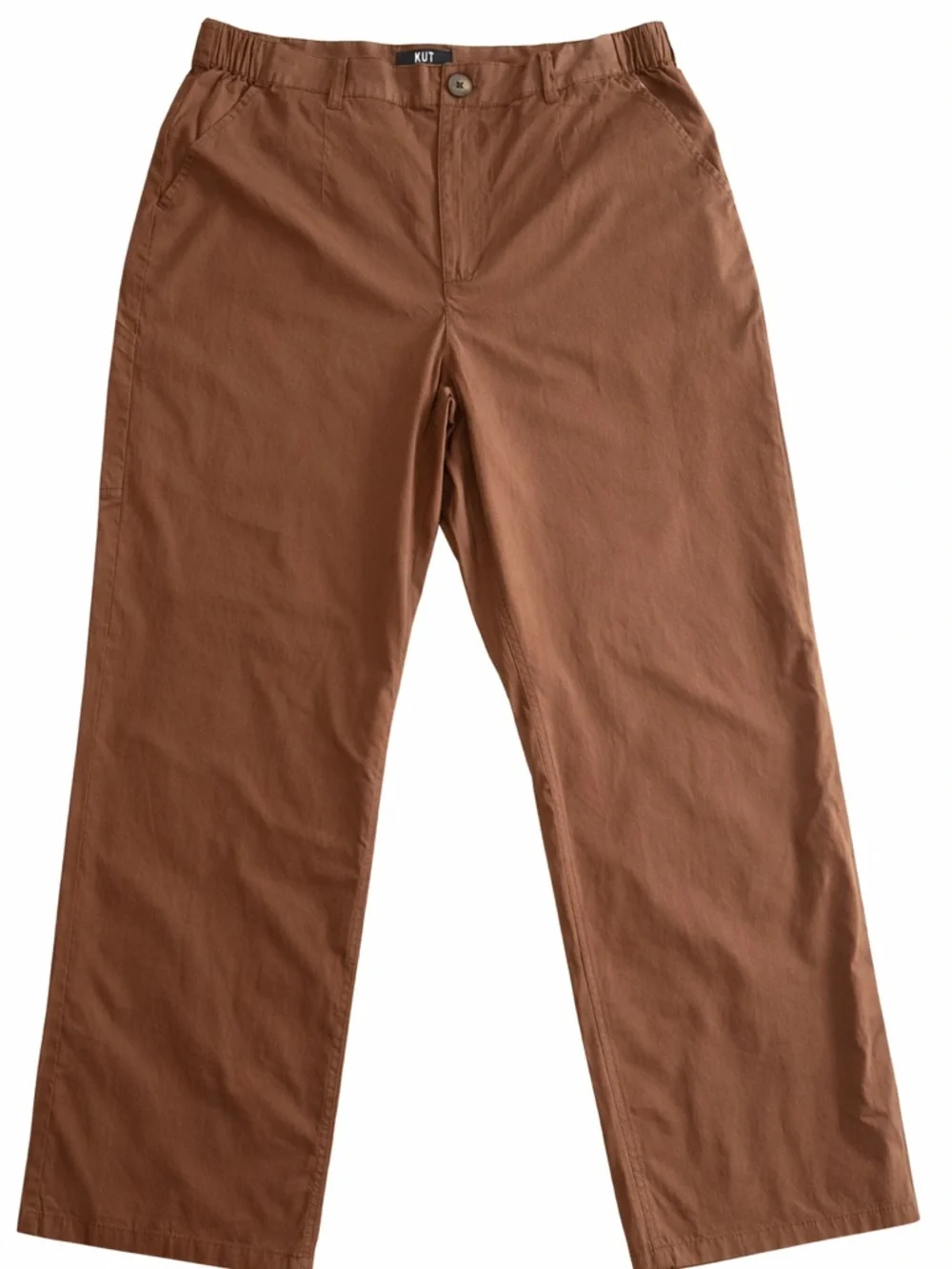 Kut From The Kloth Charlene Wide Leg High Rise Cotton Stretch Pants Size 14P NWT - Picture 2 of 6
